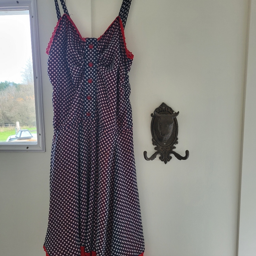 Rock Steady Polka Dot Dress XL